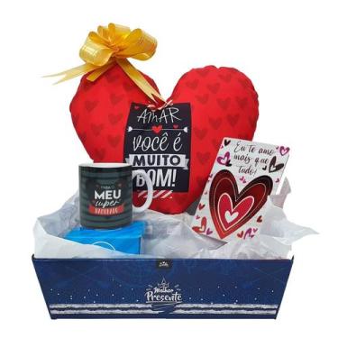 Imagem de Dia Dos Namorados - Cesta de Presente Para Namorado Marido - Sude, Kit