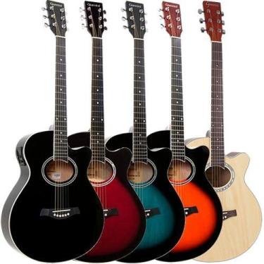 Imagem de Violão Eletroacústico Mini Jumbo Gsf1r Giannini 