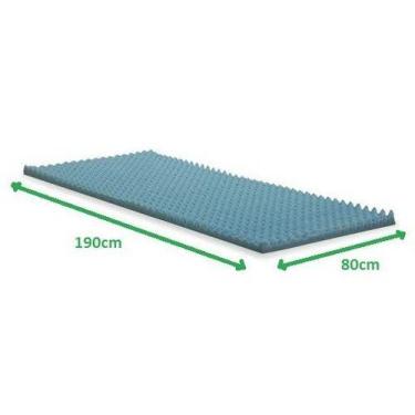Imagem de Colchonete Caixa De Ovo Casca De Ovo D28 Solteiro Para 100kg - Ortobom
