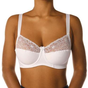 Imagem de Sutiã DeMillus Baroneza 74600 Taça C, 48C, Branco