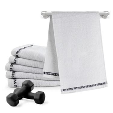 Imagem de Kit Toalha Fitness New 6 Unidades 100% Algodão Felpuda - Iv Enxovais, 