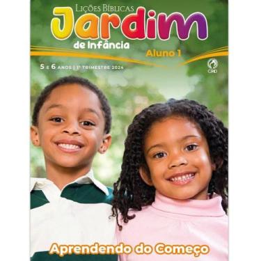 Imagem de Revista Lições Bíblica Jardim de Infância Aluno 1º Trimestre 2024 - CP