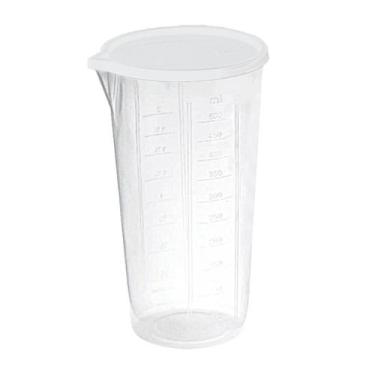 Imagem de Copo medidor com tampa 500 ml - Nitron, Branco