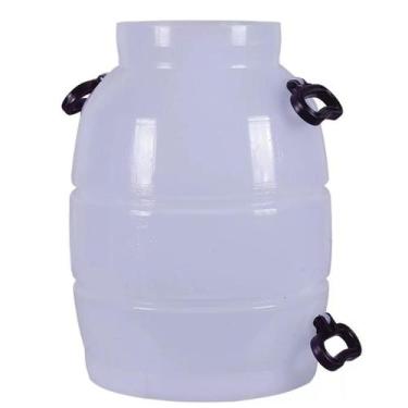 Imagem de Vasilhame De Ordenhadeira Leite Injesul 45L Plástico Branco 