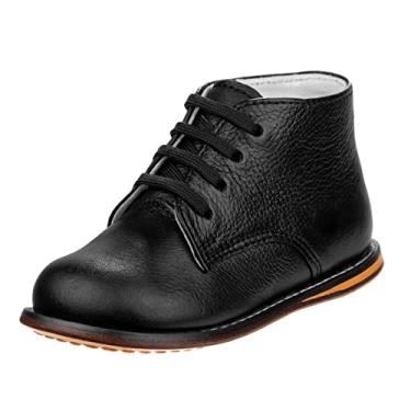 Imagem de Josmo Tênis de caminhada unissex para bebês First Walker, Baby First Walk, Pebble preto, 2.5 Infant