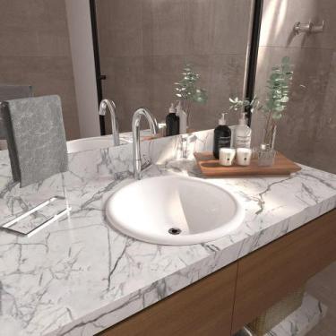 Imagem de Kit Cuba Sobrepor Lume com Válvula ABS e Torneira DL04 - Loja DoceLar,