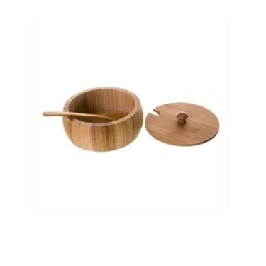 Imagem de Farinheira Com Tampa E Colher Ecokitchen Em Bambu Mimo Style