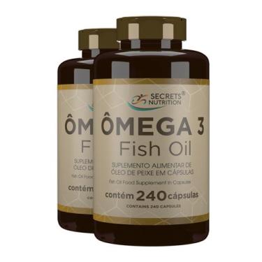 Imagem de Ômega 3 Family Fish Oil Supplement in 2x240 cápsules softgels - Secret