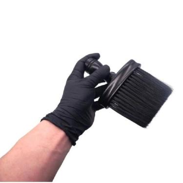Imagem de Espanador de Madeira Preto Para Cabeleireiro e Barbeiro - Santa Clara