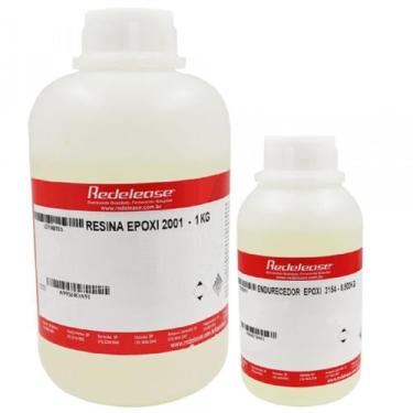 Imagem de Resina Epoxi 2001 Com 1,5 Kg + Um Pigmento Marrom 100gr - Redelease