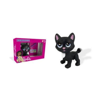 Imagem de Mini Gata Dodoi - Preto - Mini Pets Com Acessorios Da Barbie - Mattel 