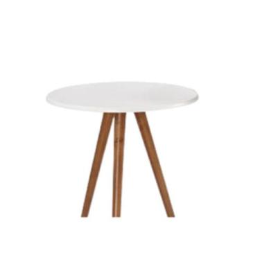 Imagem de Centro de Mesa Redonda Pequena Pé Palito Retro Canto lateral Mesinha -