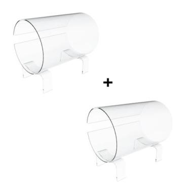 Imagem de 2 Expositor Para Tiara 20cm. Acrílico Cristal - LL Expositores
