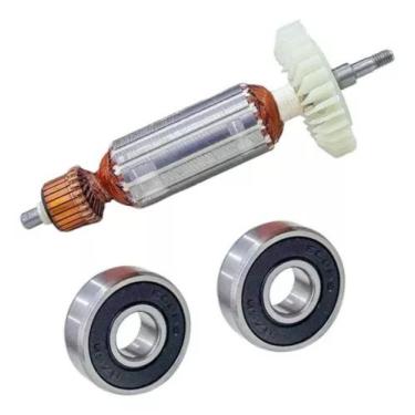 Imagem de Induzido + Rolam. P/ Esmeri. Makita Ga4530 e Ga4534 220v - rddr8     