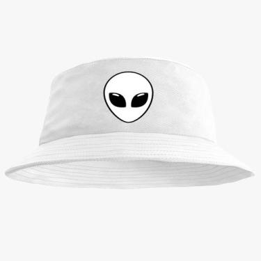Imagem de Chapéu Bucket Hat Estampado ET - MP Moda Masculina, Branco, Único