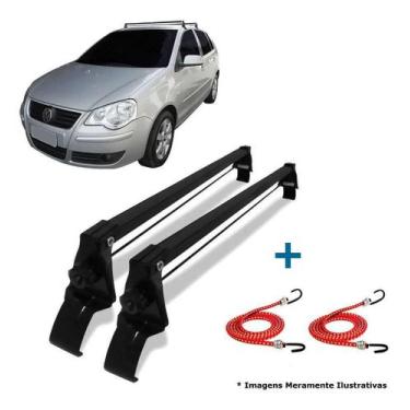 Imagem de Rack Teto + 2 Elasticos Polo Sedan 4 Portas 2005 A 2012 - Vhip