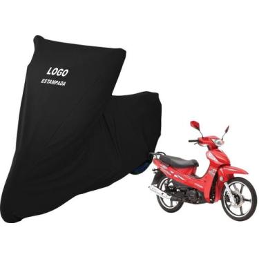 Imagem de Capa Para Cobrir Moto Kasinski Win De Tecido Lycra de Luxo - Mz, Preto