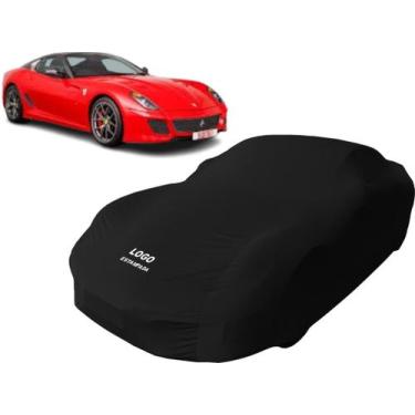 Imagem de Capa Para Carro Esportivo Ferrari 599 De Tecido Helanca - Mz, Preta