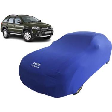 Imagem de Capa De Tecido Sob Medida Carro Fiat Palio Weekend - Mz, Azul