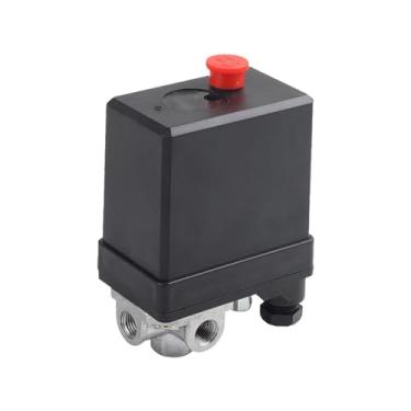 Imagem de ＫＬＫＣＭＳ 4 maneiras de montagem do interruptor de pressão do compressor de ar acessório válvula reguladora do compressor de ar válvula de controle de pressão