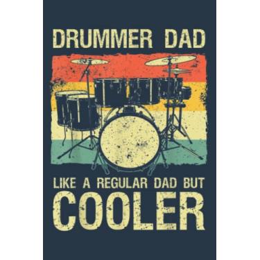 Imagem de Best Drummer Dad Art Father Music Drums Set Player: Study Notebook, 6 x 9 inches, 120 pages