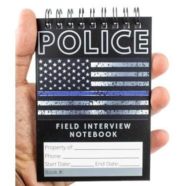 Imagem de Blocos de notas de relatório de incidentes da polícia, xerife, equipamento de segurança e polícia, caderno de oficial EDC, presentes de policial, livro de acessórios de equipamento de entrevista,