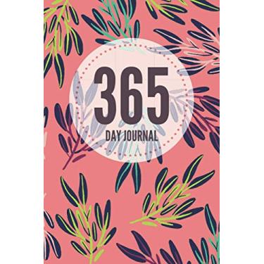 Imagem de 365 Day Journal - One Page A Day | Lined | Undated | 6x9 Daily Diary | Colorful Leaves Pattern Cover: Daily Diary for 365 days of Journaling. Gift for Family and Friends