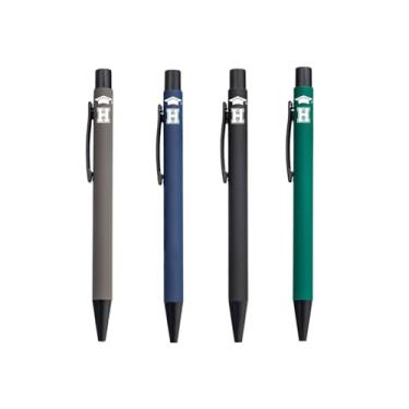 Imagem de Class of 2025, presentes de formatura com inicial, conjunto de 4 canetas esferográficas, canetas inspiradoras engraçadas, ferramentas de escritório para formatura - preta, H