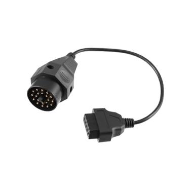 Imagem de INFINAUTO OBD 1 Cabo conector adaptador de ferramenta de diagnóstico de 20 pinos para OBD2 16 pinos para BMW E36 E46 E38 E39 E53 design elegante