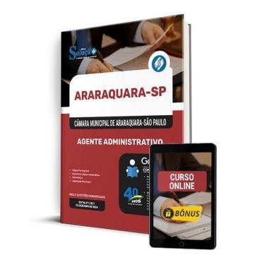 Imagem de Apostila Câmara de Araraquara - SP 2024 - Agente Administrativo - Edit