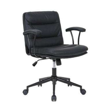 Imagem de Cadeira de Escritório Secretária Noemi Giratória Preta