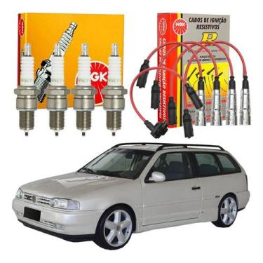 Imagem de Kit Vela Ignição Cabo Ngk Parati G2 1.8 Ap Gas 1995 A 1996