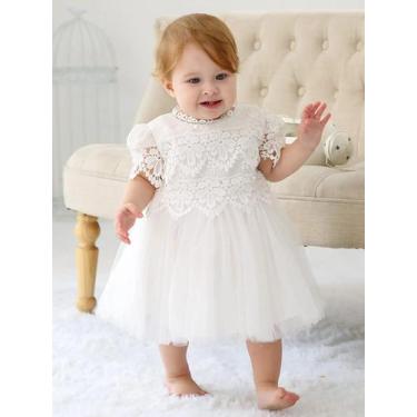 Imagem de Vestidos de Batizado para Bebês Meninas - Atacado (3 Meses), 18-24 mes
