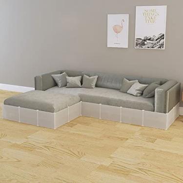 Imagem de Vilemoon Protetor De Proteção Para Debaixo Da Cama, Protetor De Brinquedos Para Evitar Que Os Brinquedos Fiquem Embaixo Do Sofá, Fácil De Instalar, Barreira Para Animais De Estimação Embaixo Do Sofá