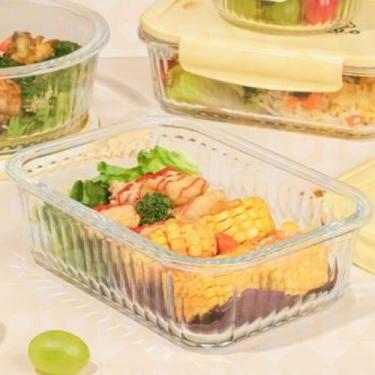 Imagem de Kit Potes Canelados 1520ML Hermetico Lancheira/Marmita 12Un - Belo Vid