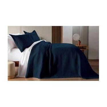 Imagem de Cobre Leito Colcha BELTON Porta Travesseiro 300 Fios Dupla Face Decora