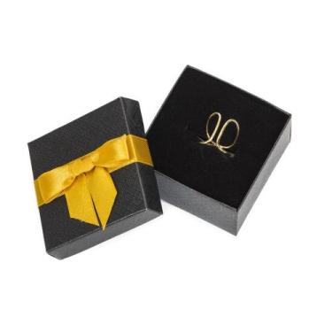 Imagem de Anel Banhada Ouro 18k Marina Feminino Regulável - Ibiza, 12 Meses