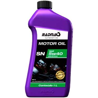 Imagem de Óleo para Motor 5w40 Sintético Radnaq 1L