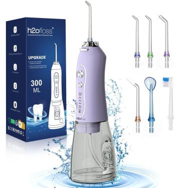 Imagem de Water Dental Flosser H2OfLoss Cordless 300 ml recarregável