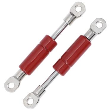 Imagem de X AUTOHAUX 100 mm/3,94" Amortecedores a gás 156N molas a gás vermelho aço carbono 2 peças RV carro caixa de armazenamento tampa caixa de armazenamento capa de porta de armário