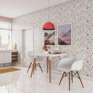 Imagem de Conjunto com 2 Cadeiras Chester com Braço Branco