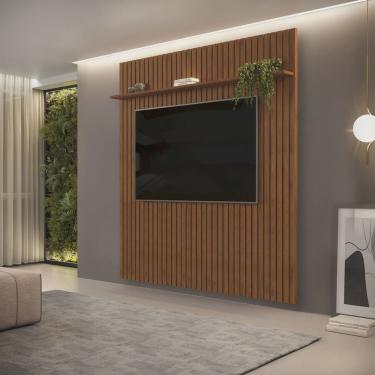 Imagem de Painel Ripado Trento 223 X 240cm em Mdf Freijó