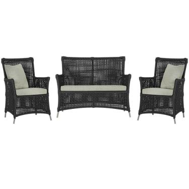 Imagem de  Jogo Sofá e 2 Poltronas de Área Igapó Alumínio