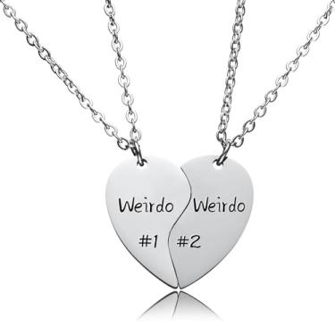 Imagem de HOFOYA Conjunto de colar de irmãs Best Friends Forever combinando BFF para 2, 3 e 4, colares para mãe e filha, colar da amizade, presente de aniversário de Natal para mulheres adolescentes e irmãs