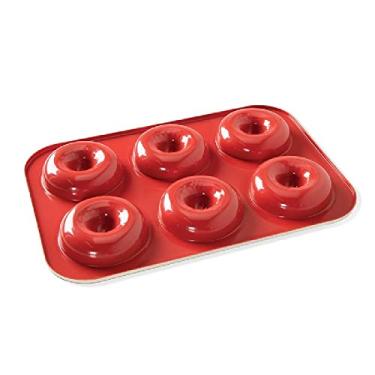 Imagem de Nordic Ware Forma de rosquinha vermelha