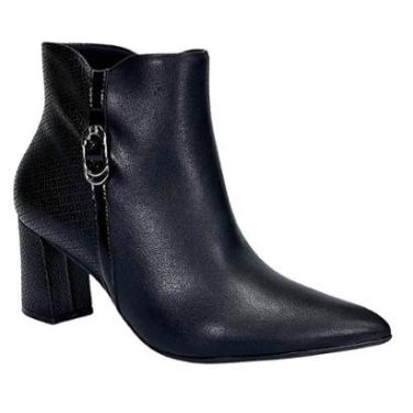 Imagem de Bota Piccadilly Luiza Bico Fino 745137 Preto-Feminino