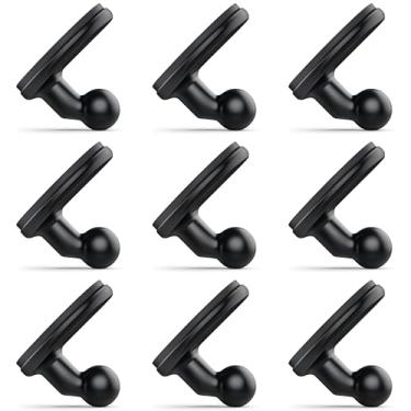 Imagem de Pacote com 9 suportes adesivos de perfil baixo para Garmin Dash Cam – Suporte de para-brisa com esfera adesiva para Garmin Dashcam 45/46/47/55/56/57/65W/66W/X110/X210/X310