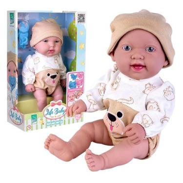 Imagem de Bebê Reborn Boneco Life Baby Menino Com Chupeta - Super Toys