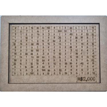 Imagem de Cofre Desafio 10mil 5mil 1mil Caixa Dinheiro De Madeira Método Japonês