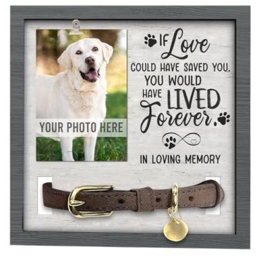 Imagem de Placa fotográfica Pet Loss – Presentes de perda de animais de estimação, presentes de memorial de cachorro para perda de coisas e gatos, porta-retrato memorial (Pet 08)